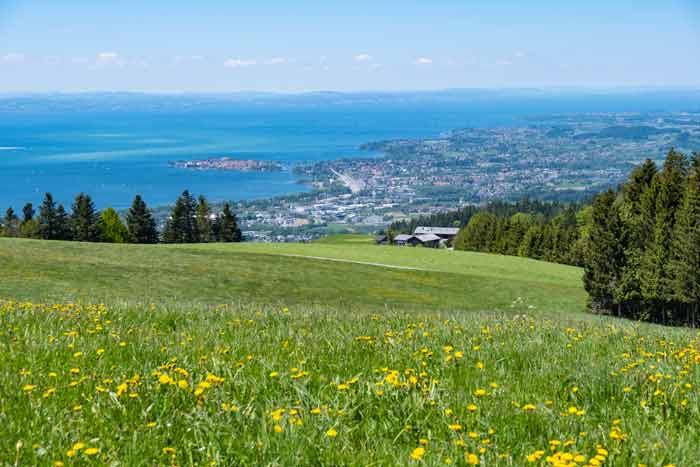 Blick auf den Bayerischen Bodensee