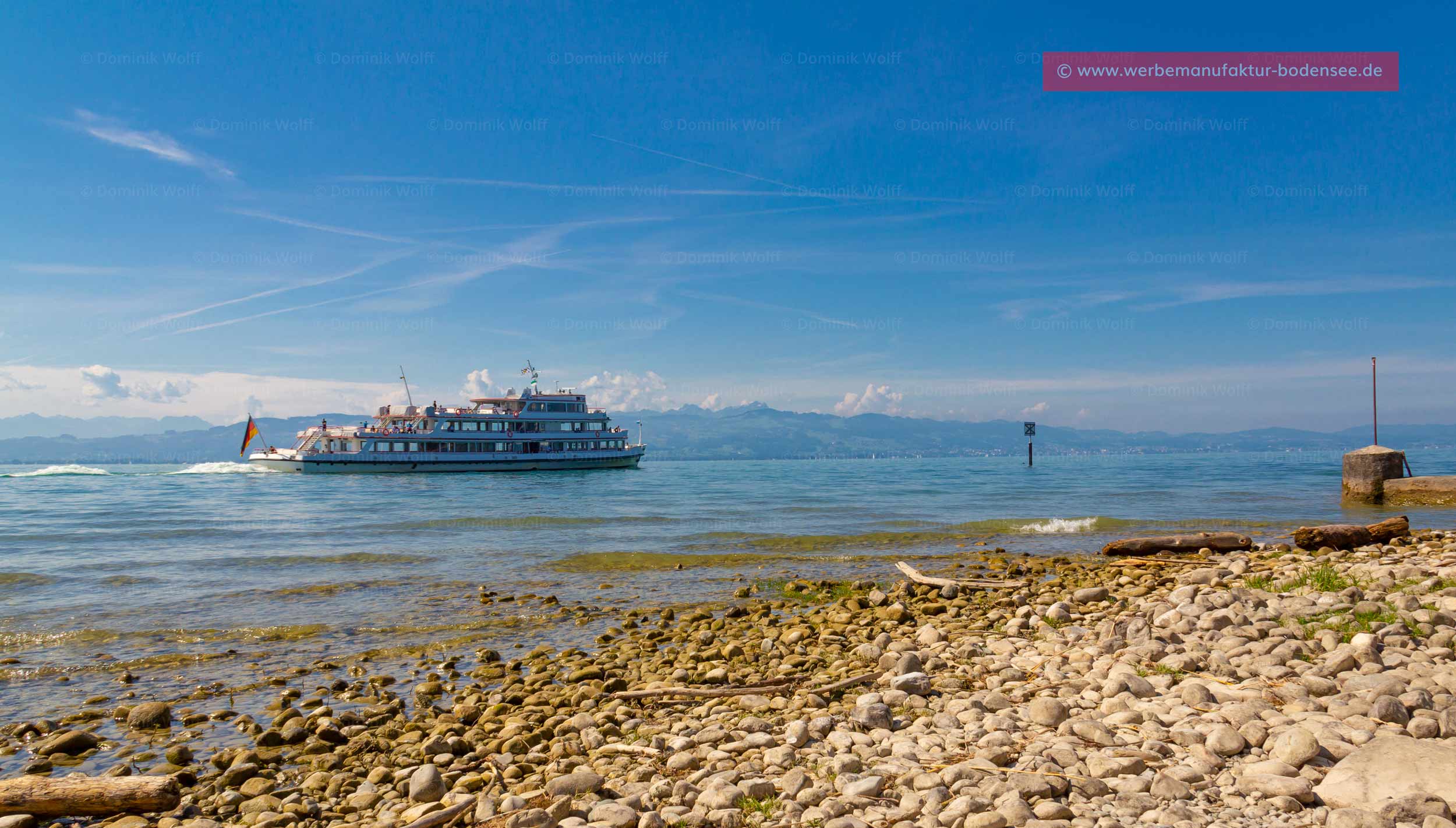 Bild + Foto - Bodensee-Schifffahrt auf dem Bayerischen Bodensee