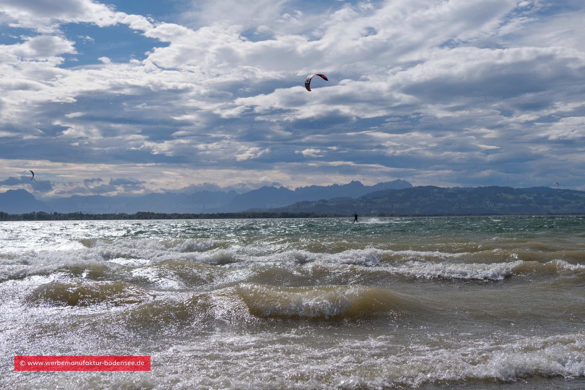 Föhnwinde und Wellen am Bodensee