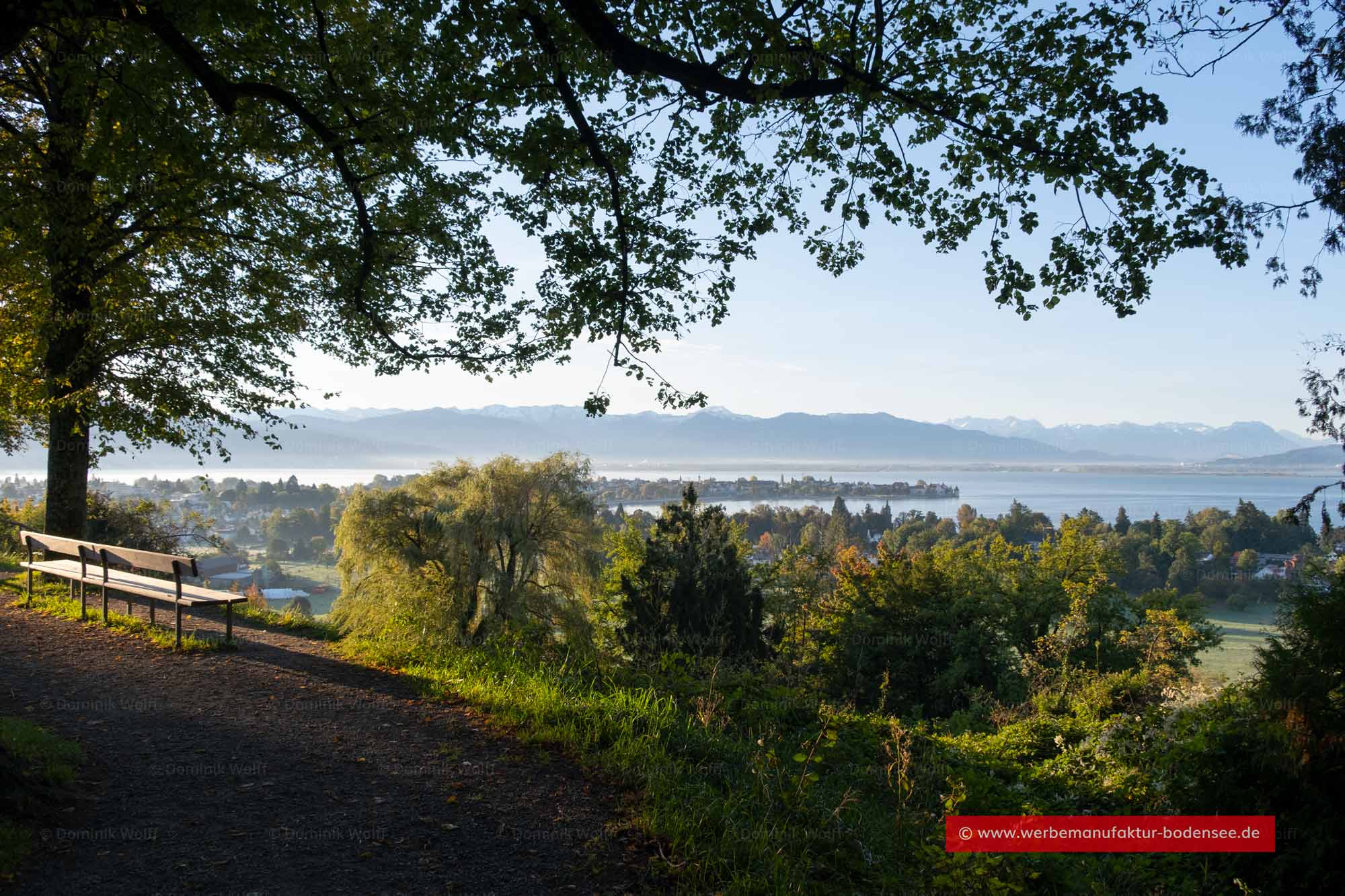 Bild + Foto - Blick vom Hoyerberg zur Insel Lindau