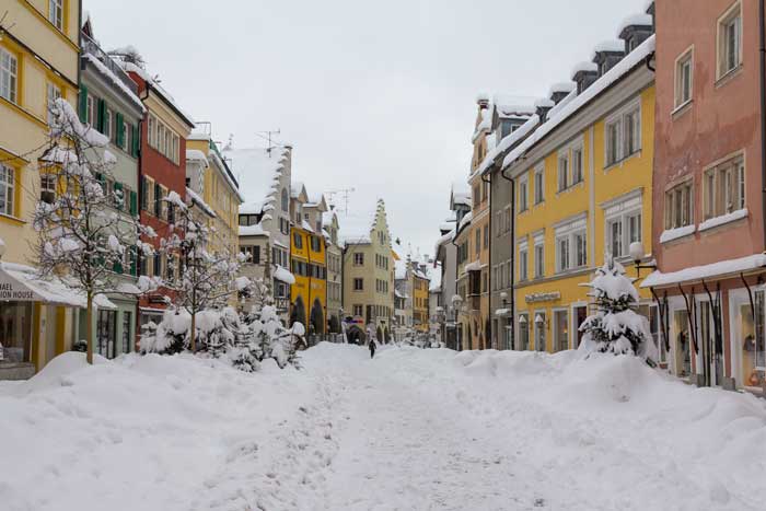 Winter in Lindau am Bayerischen Bodensee