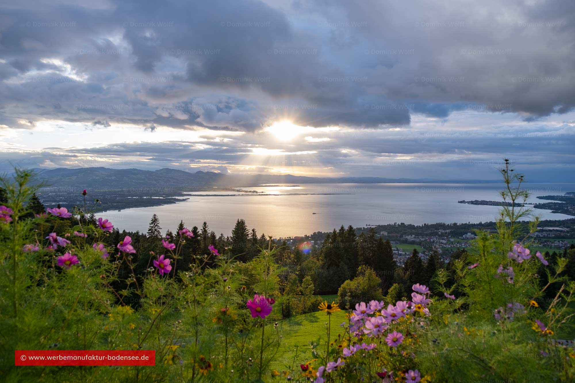 Sonnenuntergang am Bodensee