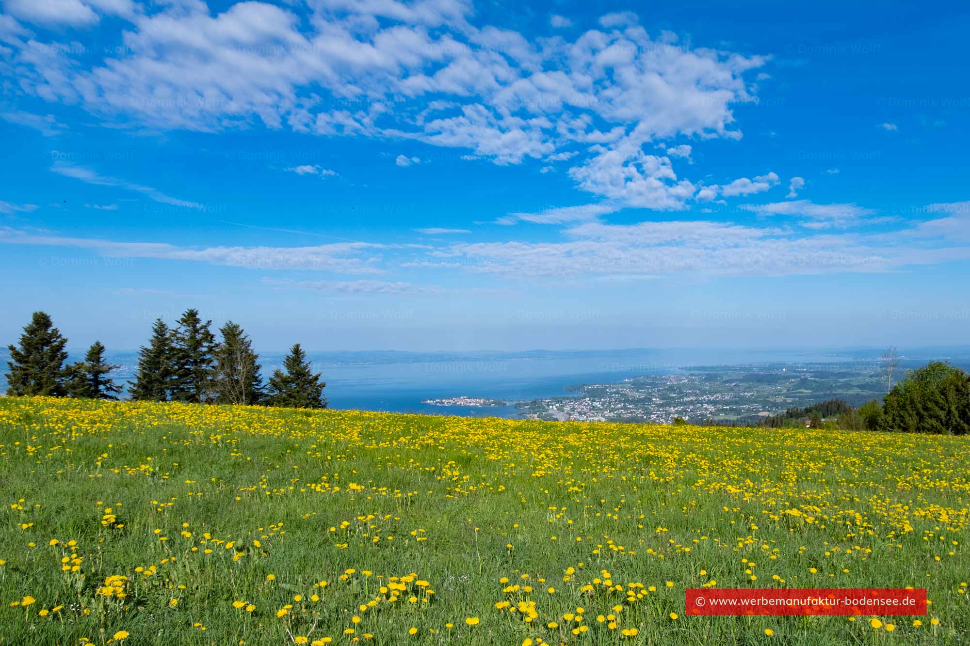 Frühling über dem Bodensee