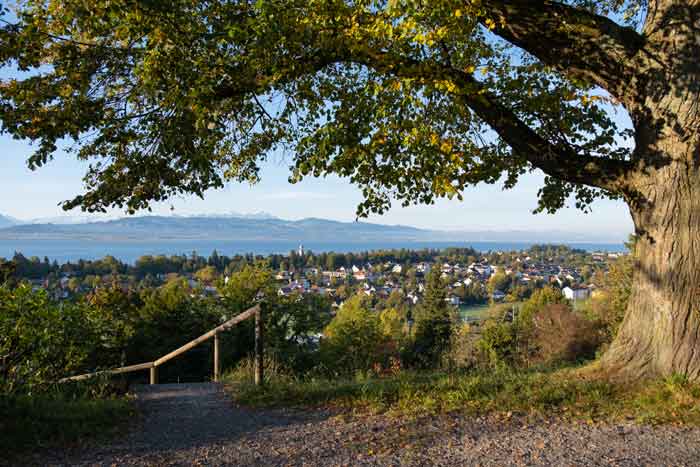 Blick auf die Bayerische Riviera