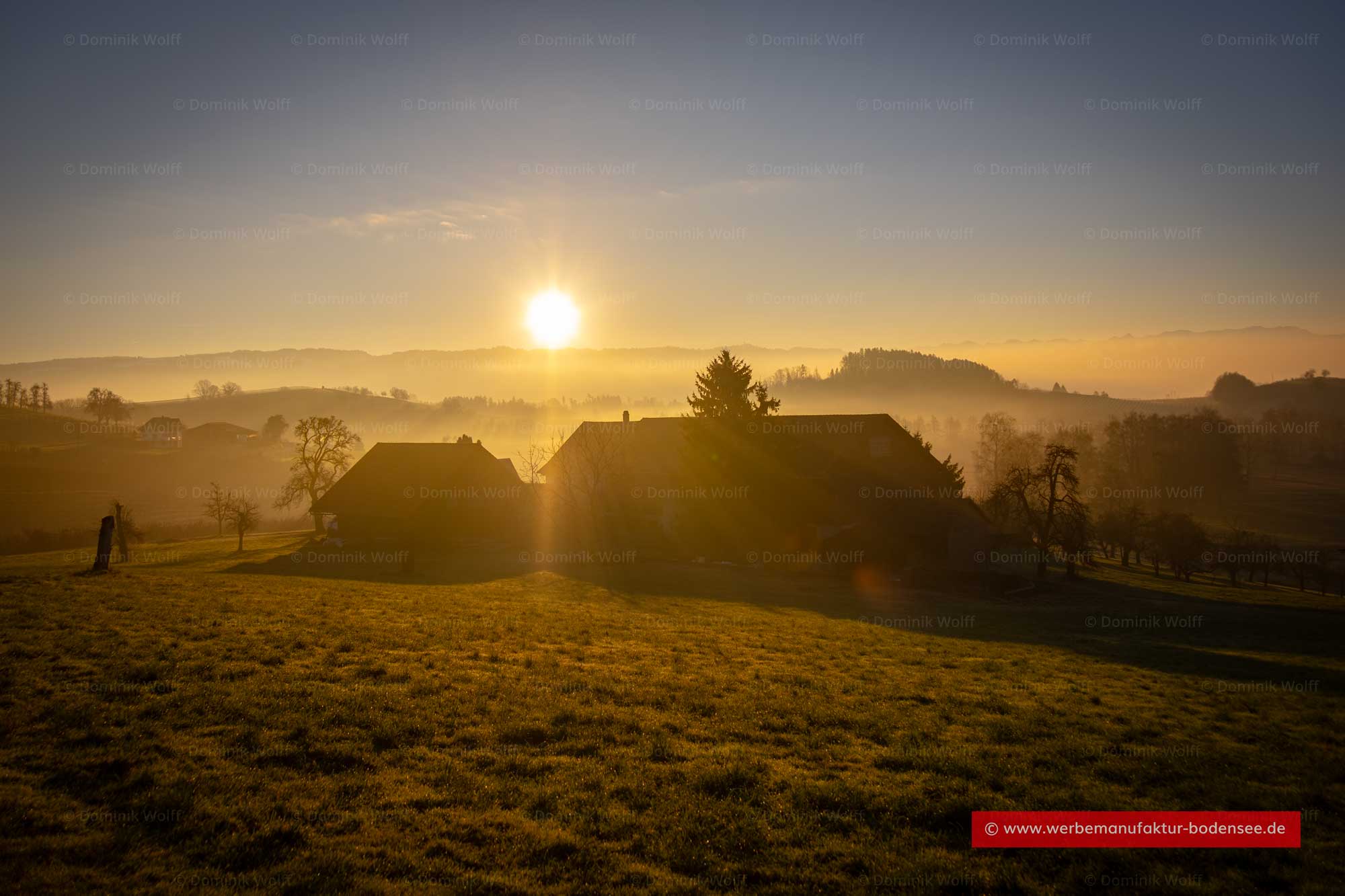 Sonnenaufgang in Unterreitnau