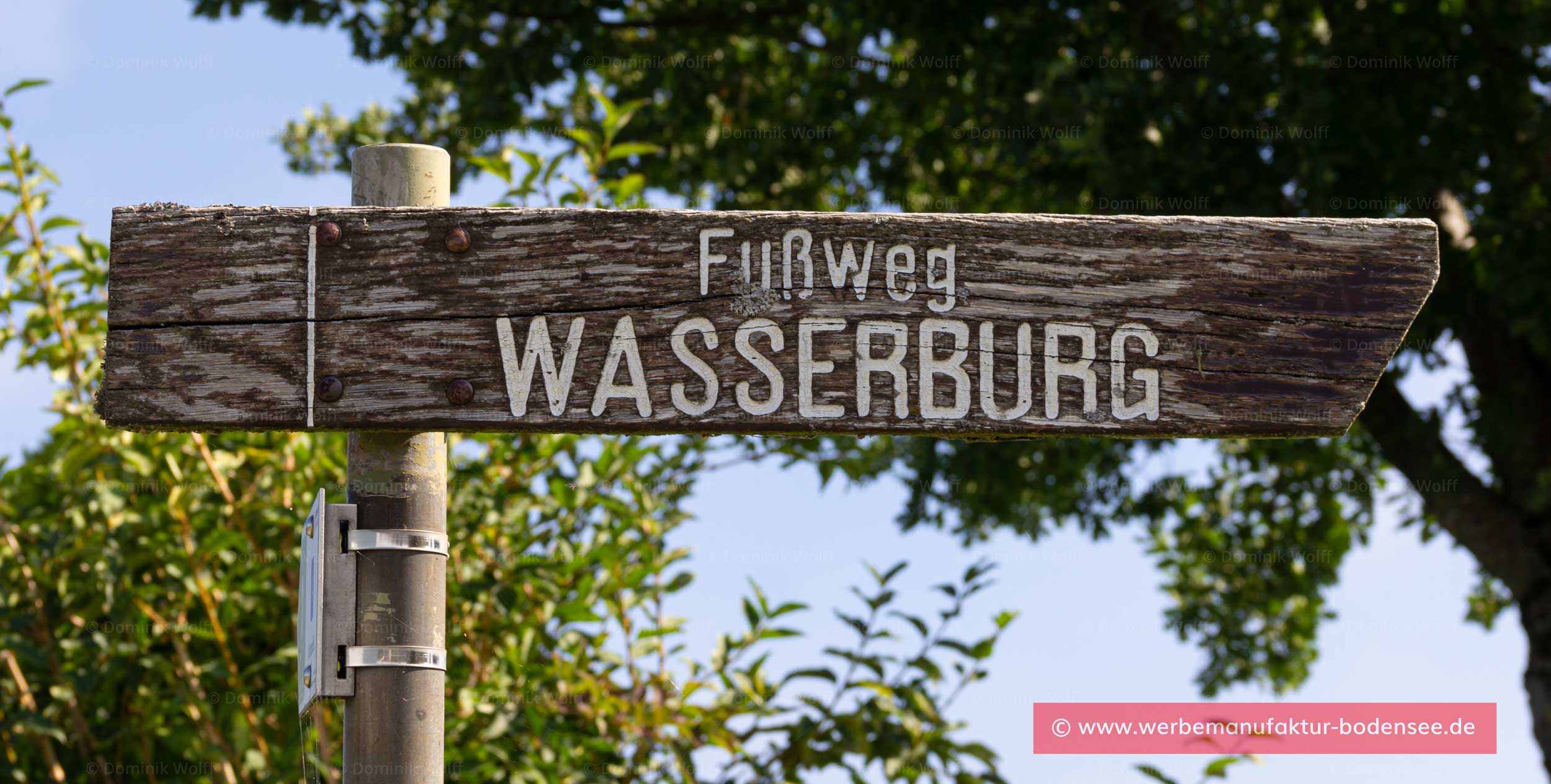 Bild + Foto - Wanderweg nach Wasserburg am Bodensee