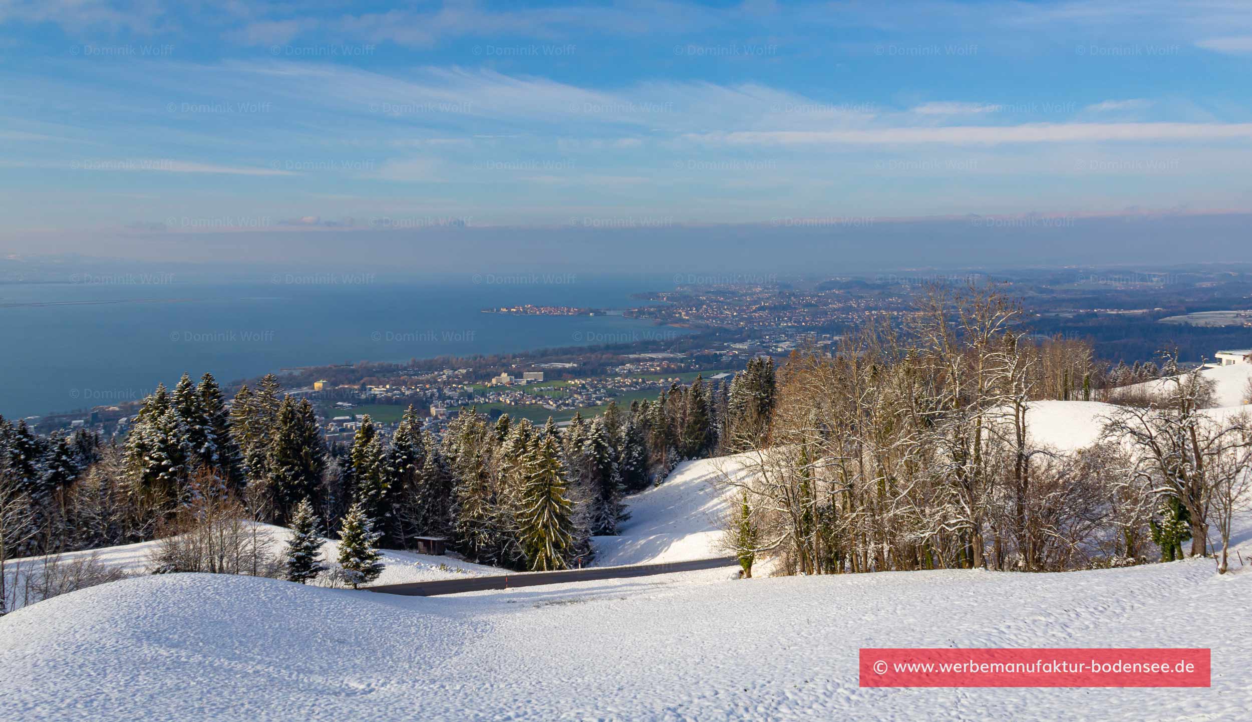 Bild + Foto - Winterlicher Bayerischer Bodensee