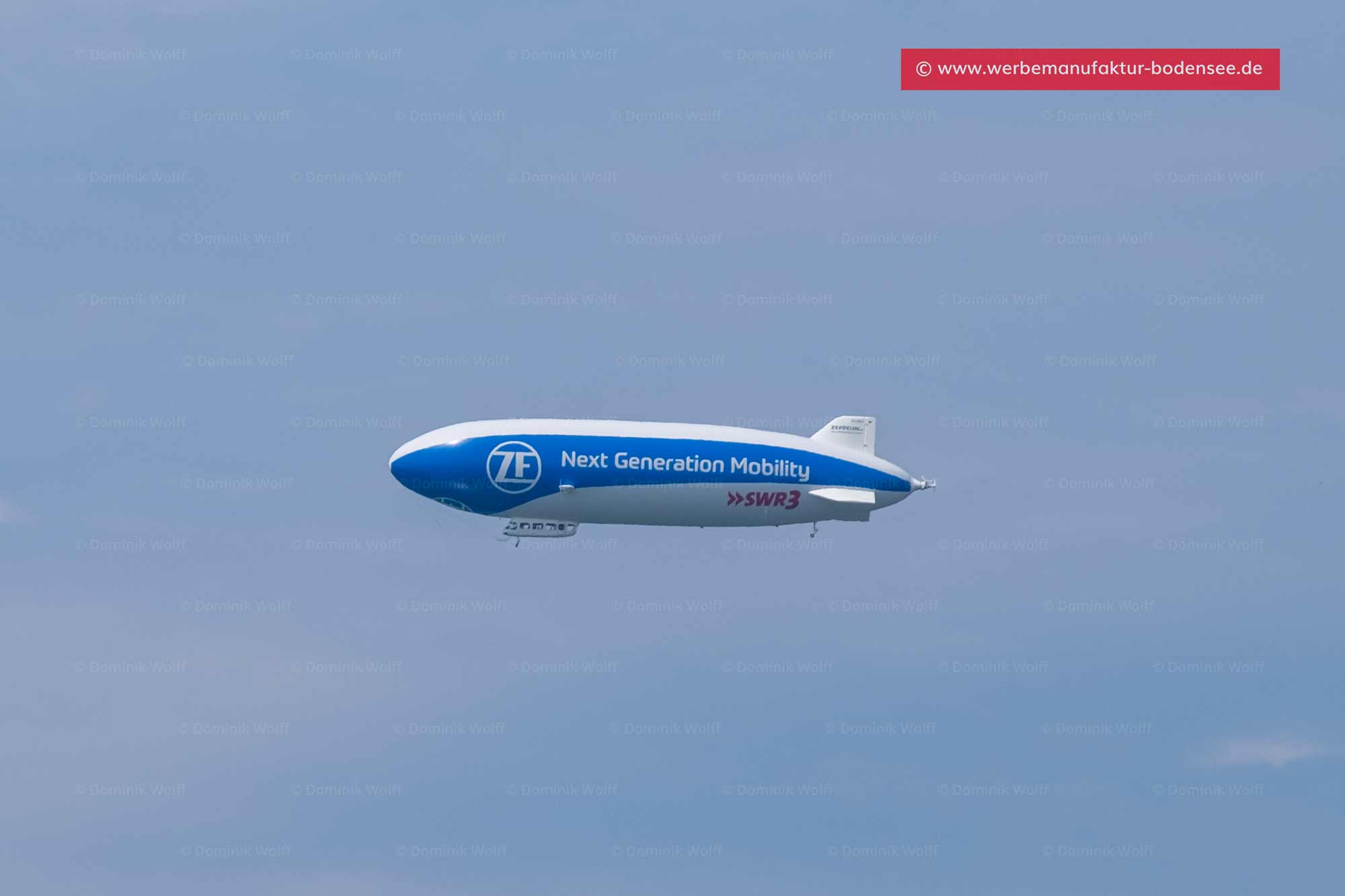 Zeppelin-Rundflug über dem Bodensee